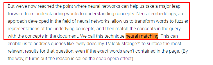 Neural Matching