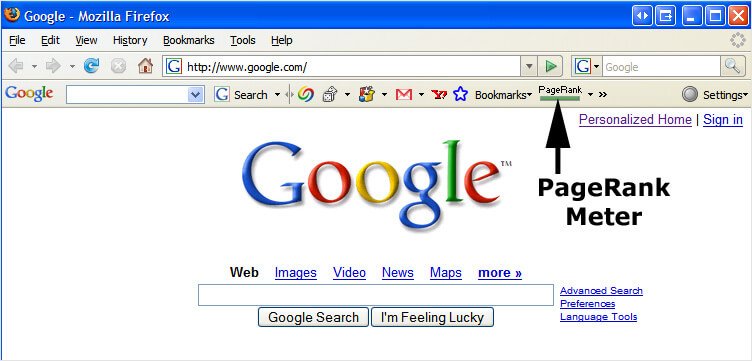 Toolbar PageRank