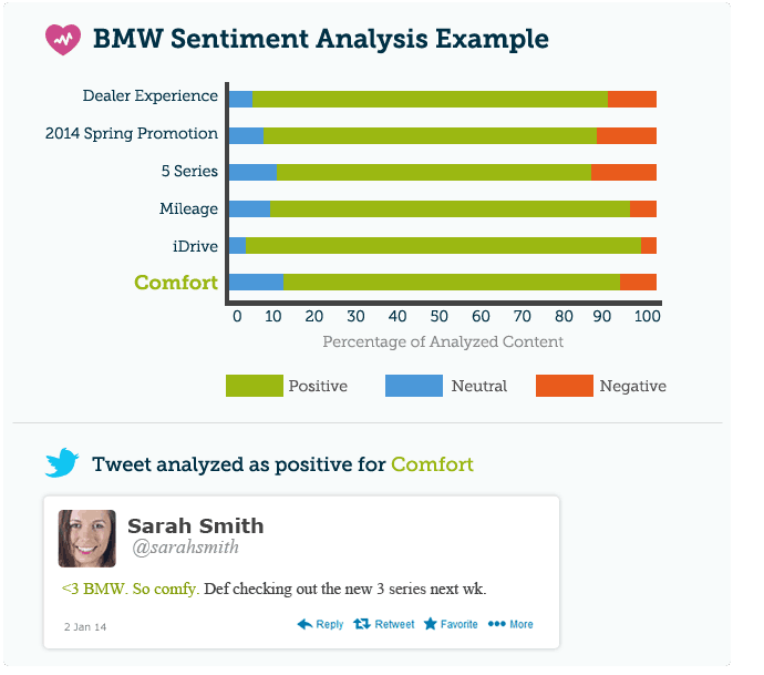 BMW's Sentiment Analysis Example.