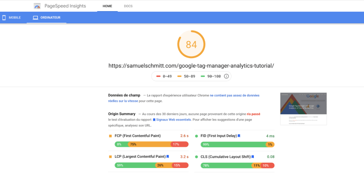 Page Speed Insights