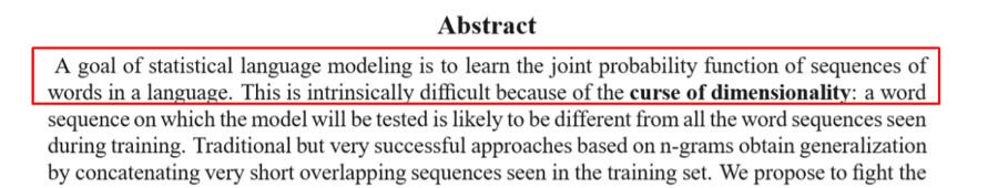 Abstract for Neural Probabilistic